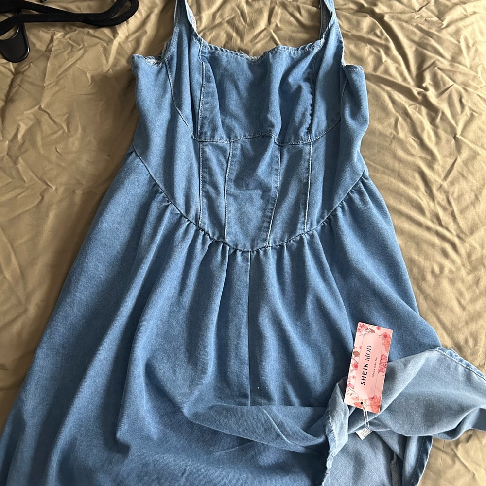 Blue Denim Dress